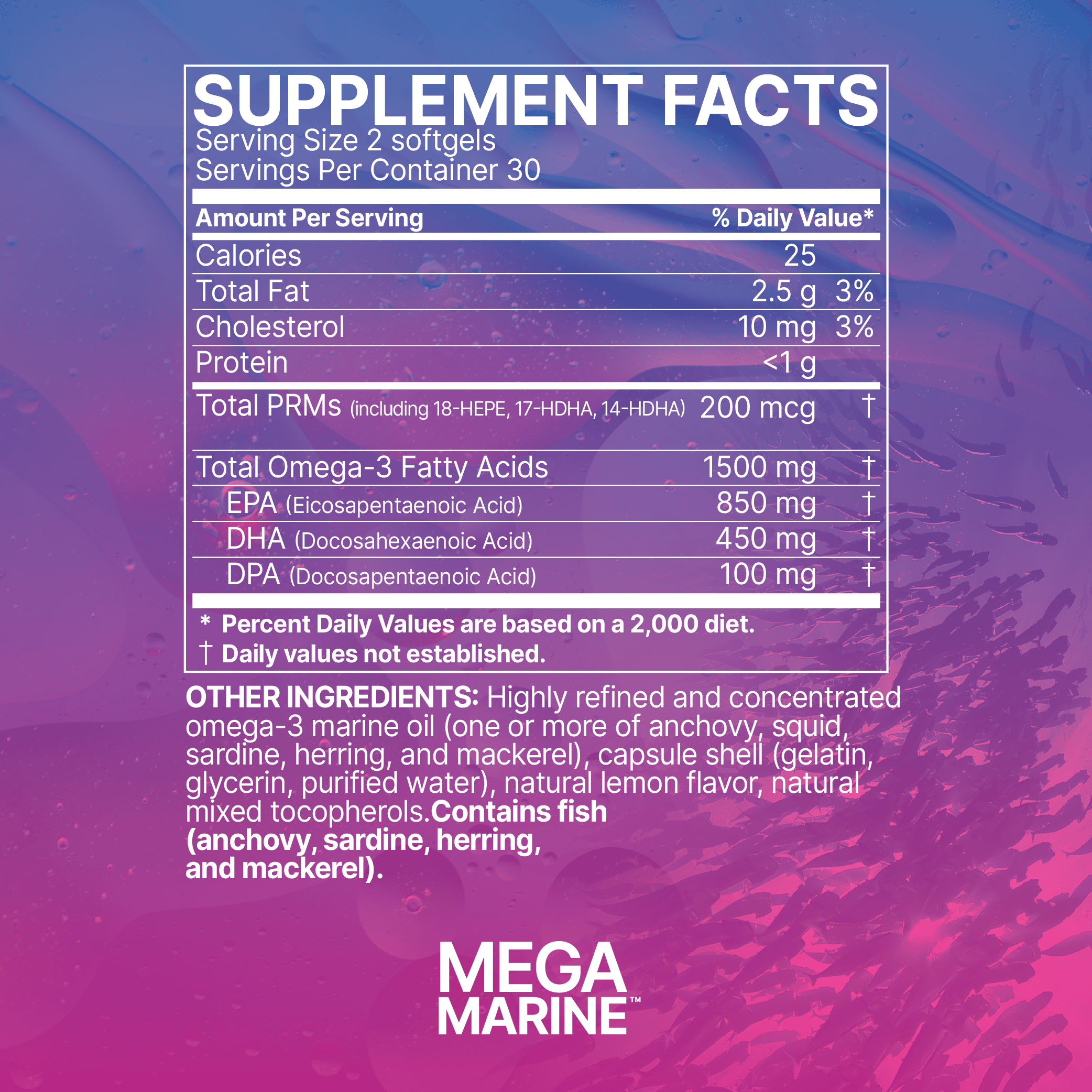 MegaMarine (previously Gut Specific Fish Oil Supplement)