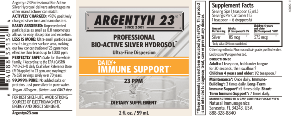 Bio-Active Sil Hydrosol Dropper (2 fl oz)