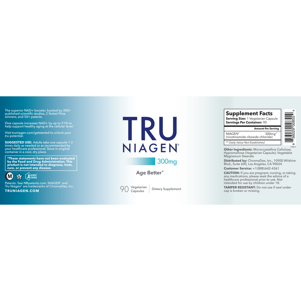 TRU NIAGEN 300mg Nicotinamide Riboside Chloride
