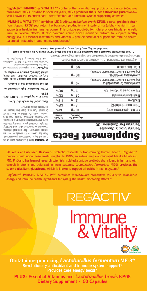 Reg'Activ Immune & Vitality