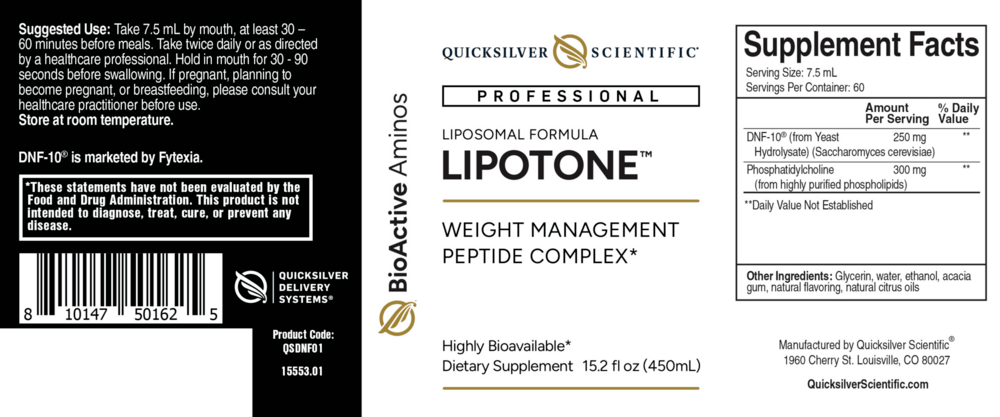 Lipotone Weight Management Peptide Complex