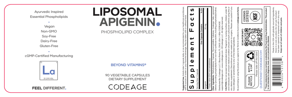 Liposomal Apigenin