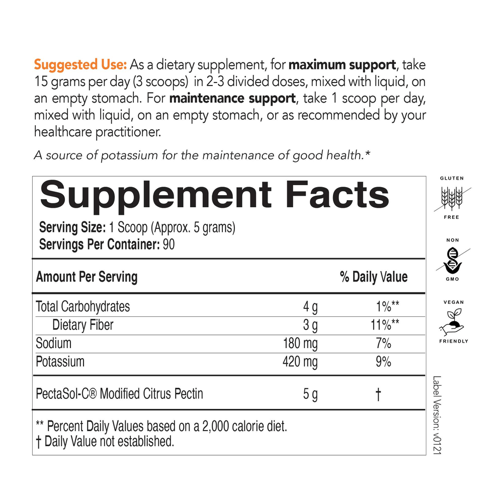 PectaSol Modified Citrus Pectin Unflavored Powder
