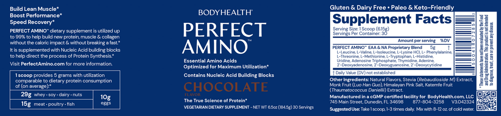 PerfectAmino Powder, Chocolate