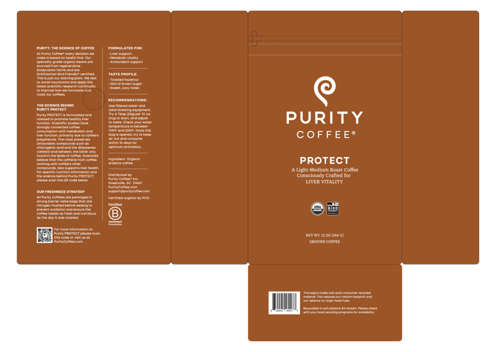 Protect Light-Medium Roast Coffee, Liver Vitality, Ground
