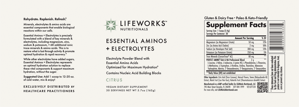 Essential Aminos + Electrolytes