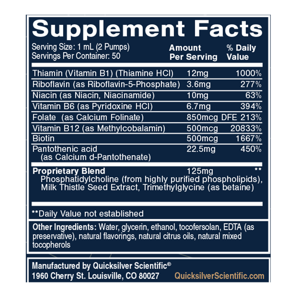 Liposomal Methyl B-Complex + Lemon Raspberry