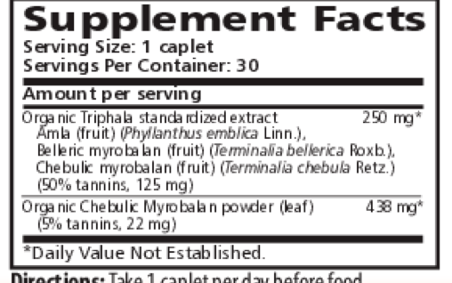 Organic Triphala
