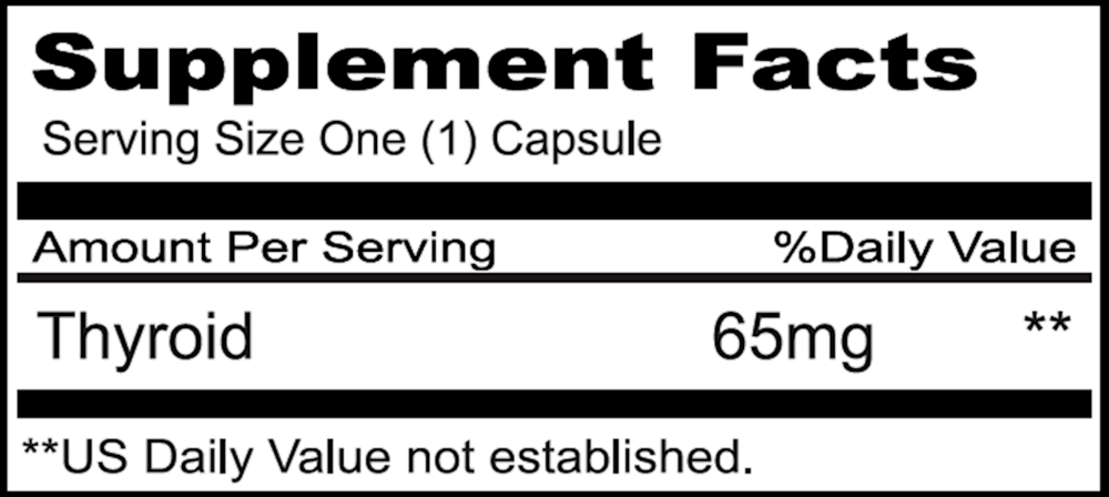 Thyroid 65mg
