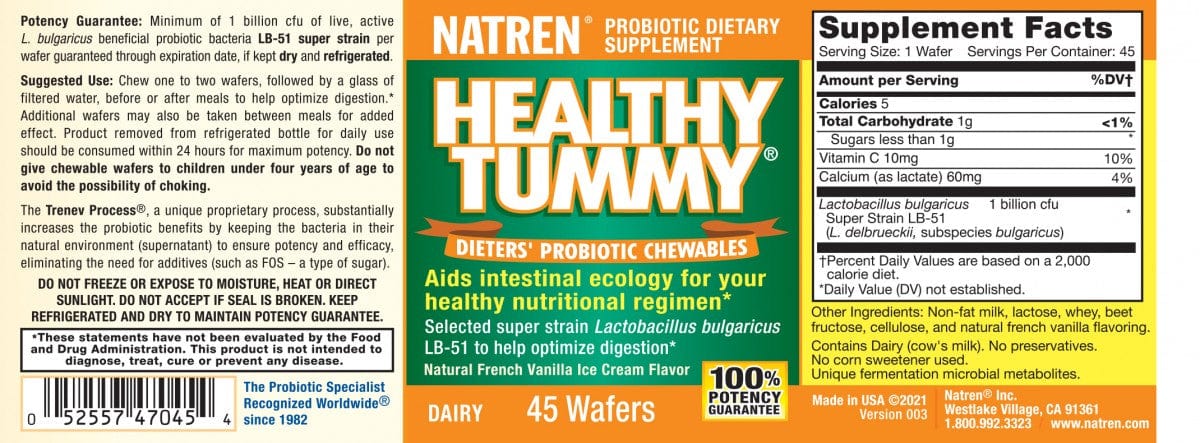 Natren Healthy Tummy 45 caps - Dairy