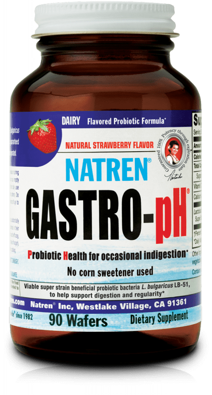 Natren Gastro-pH 90 wafers Dairy