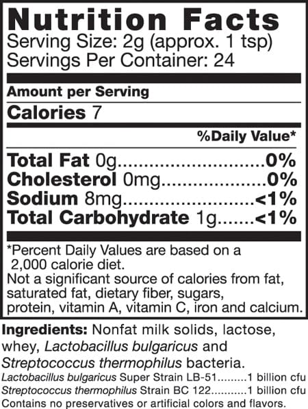 Natren Yogurt Starter 1.75 oz Dairy
