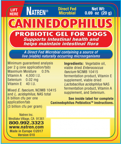 Natren CanineDophilus (For Dogs) 0.68 fl oz gel