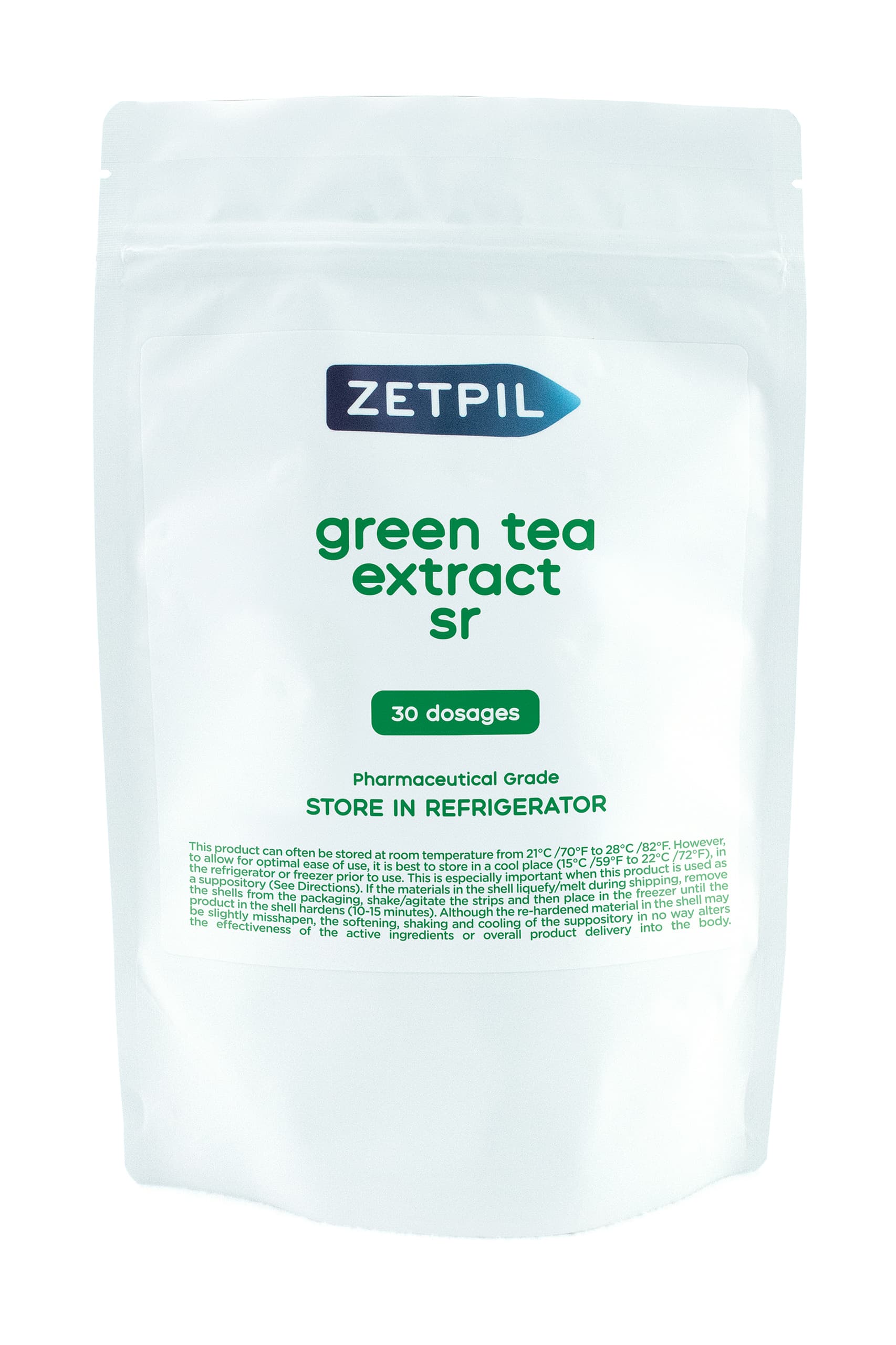Zetpil™ Green Tea Extract (SR) Suppository