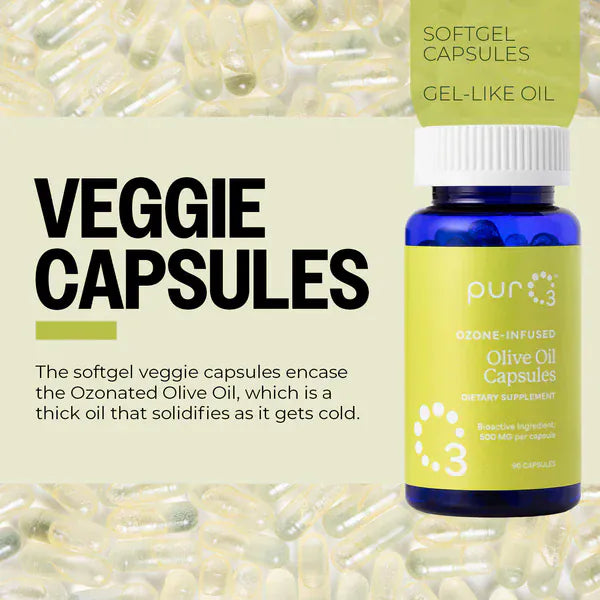 Ozone-Infused Olive Oil Capsules