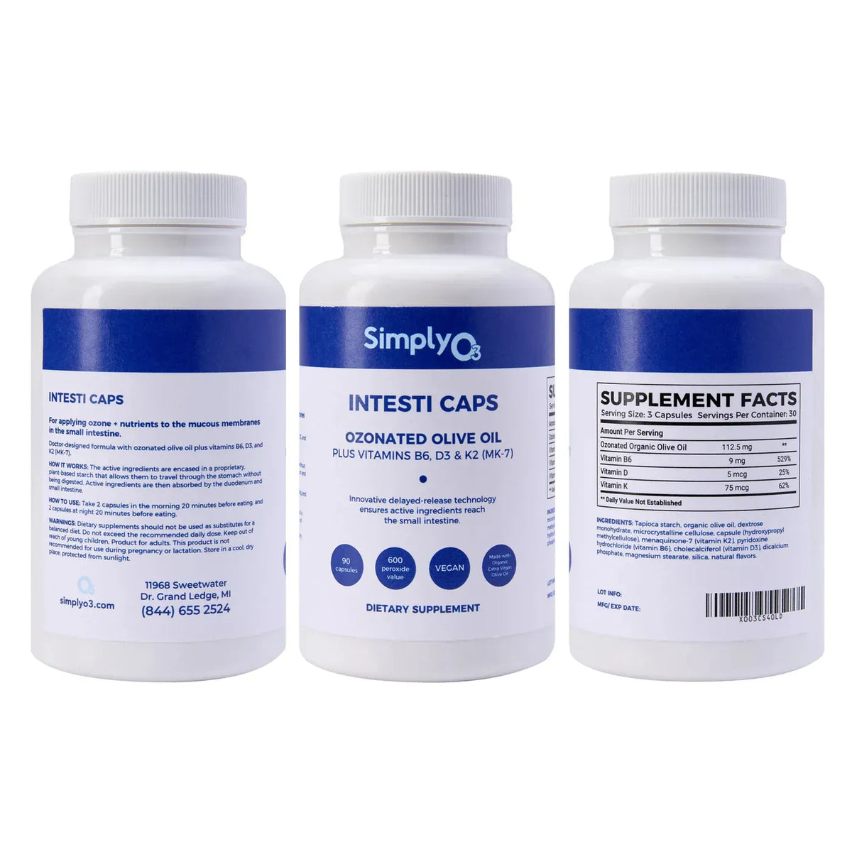 Organic Ozone Oil Intesti Caps