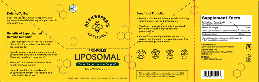 Liposomal Propolis + Vitamin C
