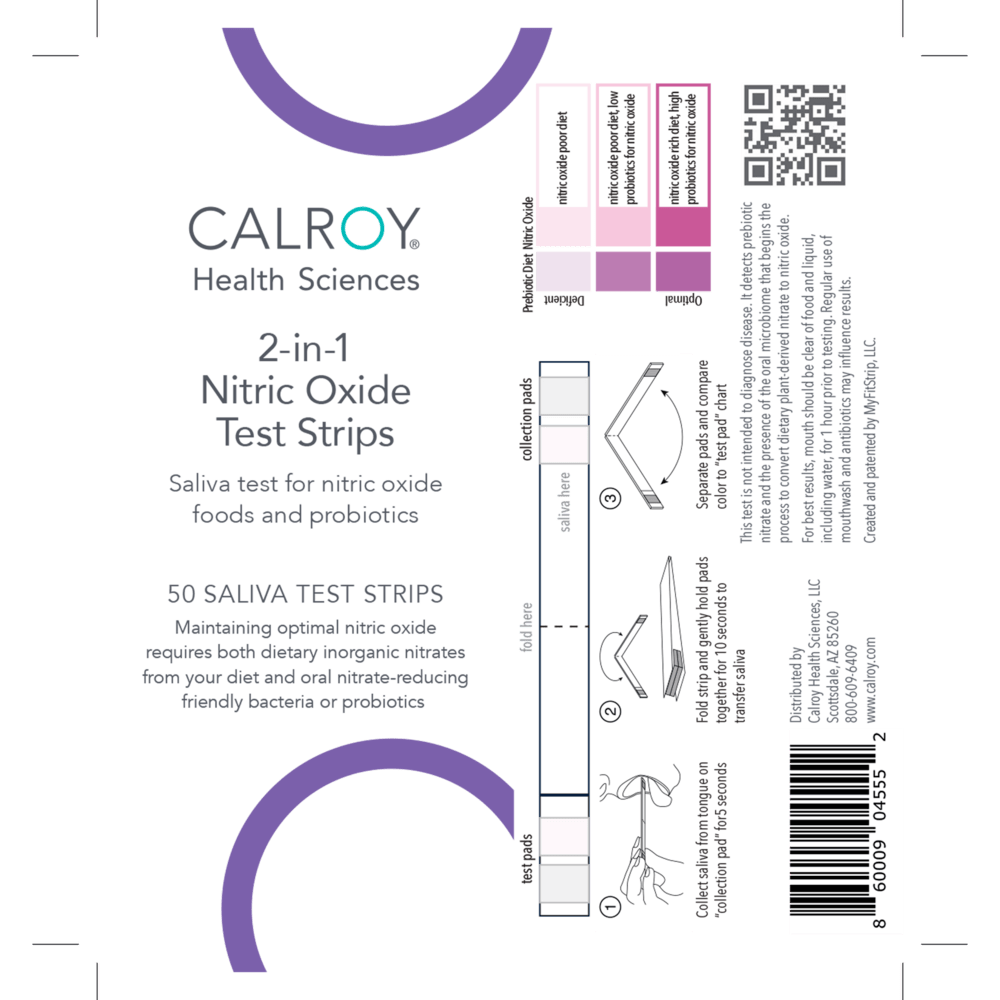 2-in-1 Nitric Oxide + Oral Microbiome Test Strips