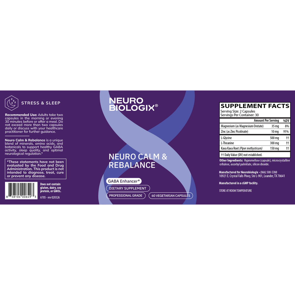 Neuro Calm and Rebalance