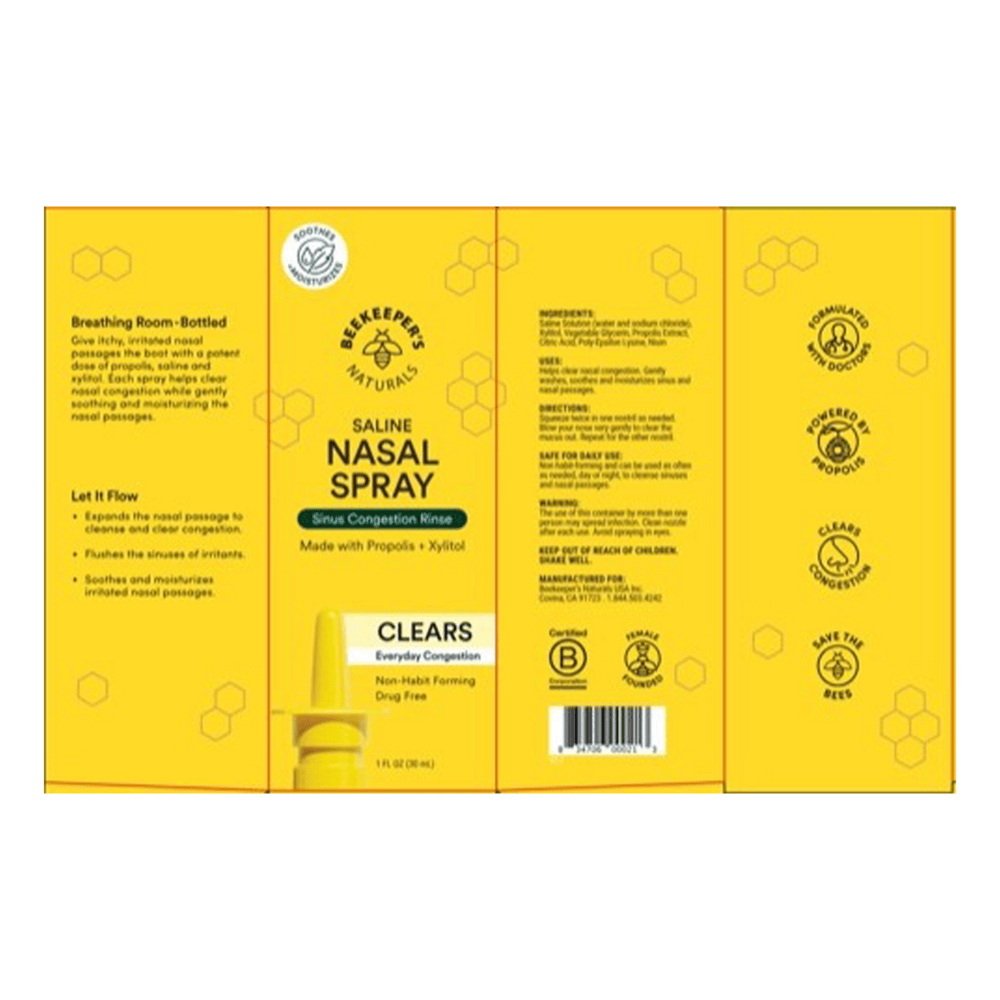 Propolis nasal spray