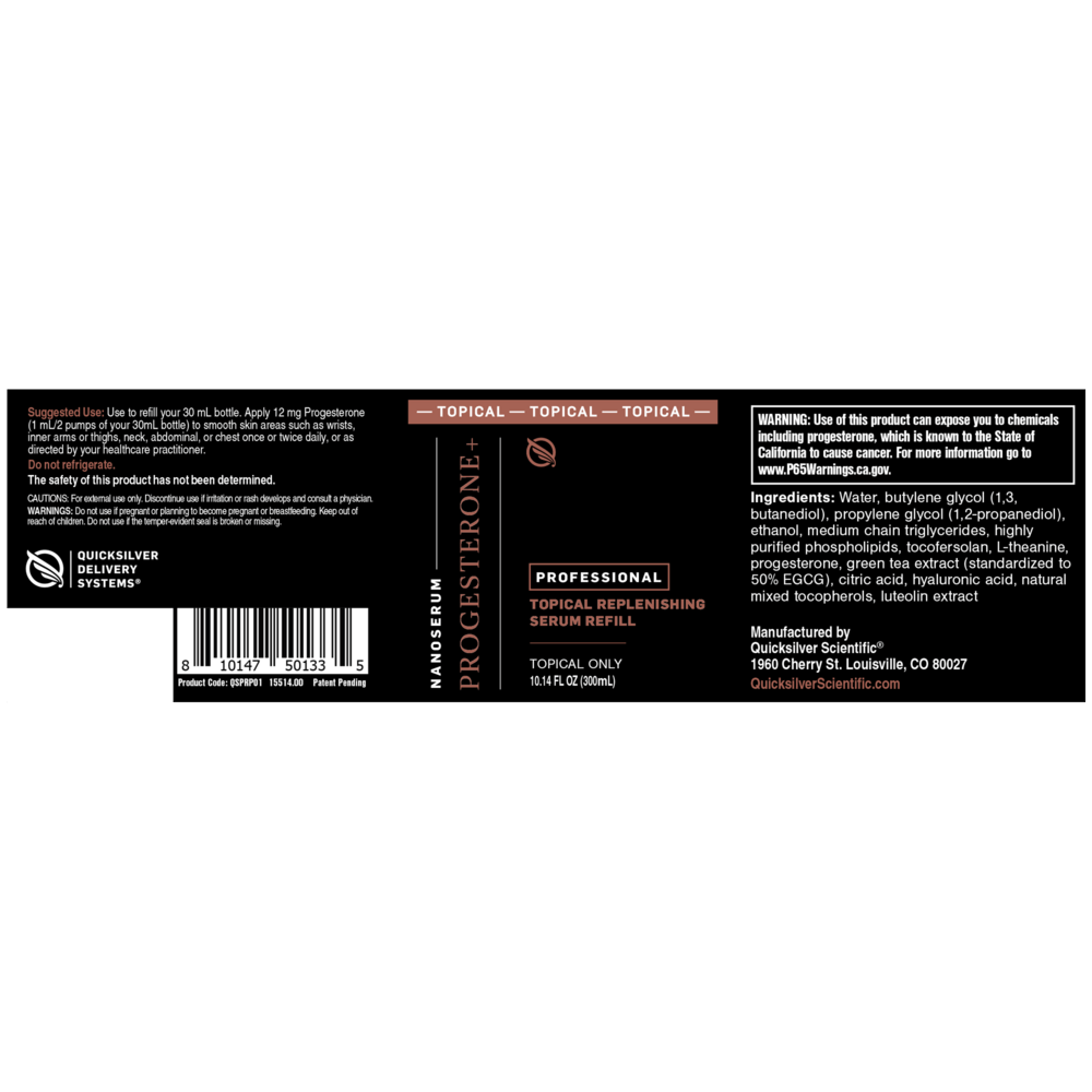 Professional Progesterone+ Topical Replenishing Serum Refill