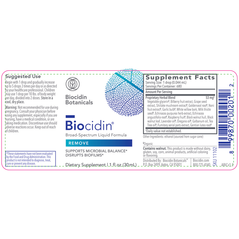 Biocidin Broad Spectrum Liquid Formula (Formerly Advanced Formula)