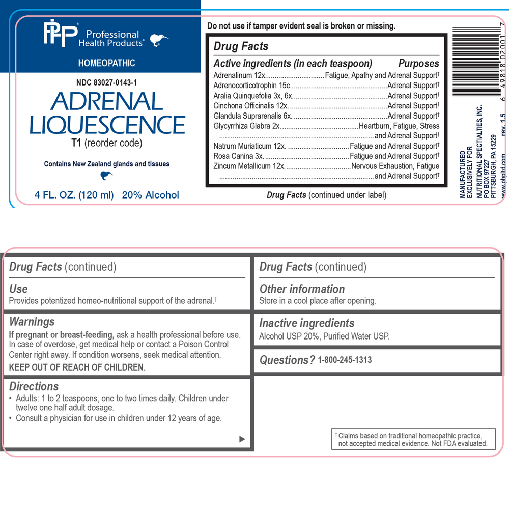 Adrenal Liquescence