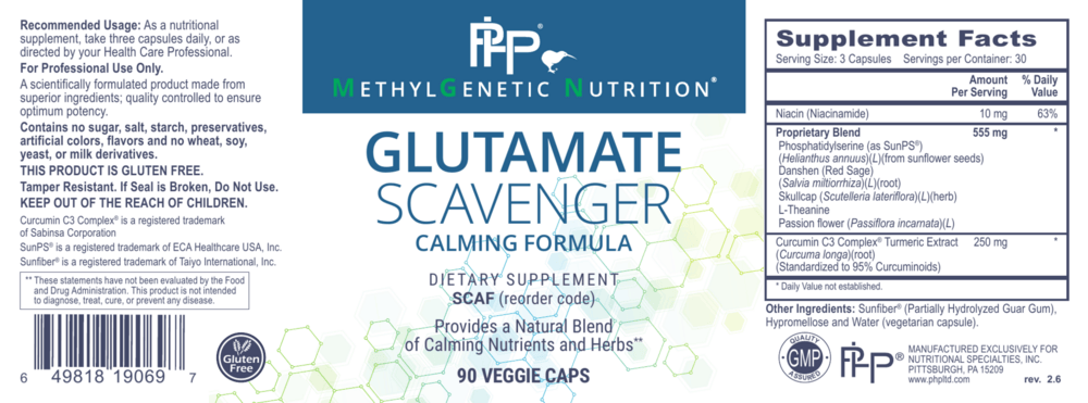 Glutamate Scavenger Calming Formula