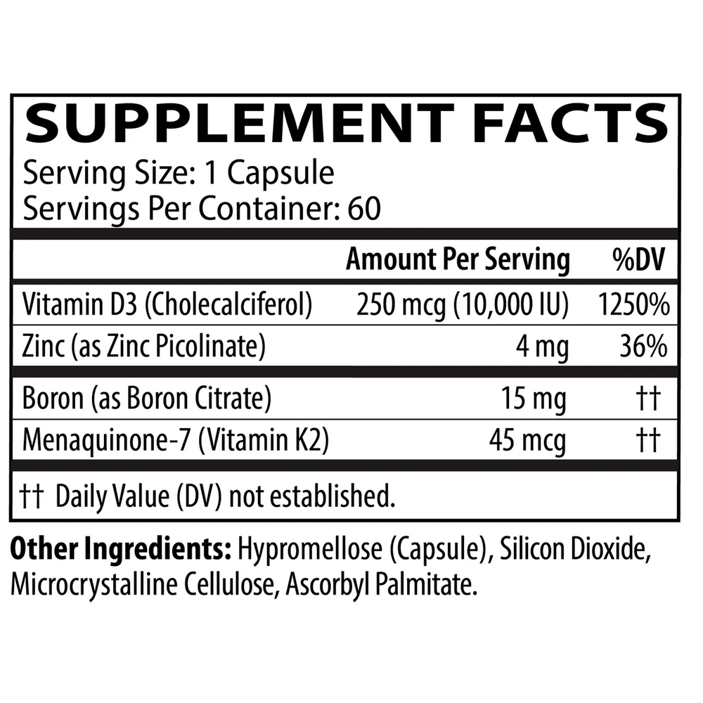 Vitamin D3+K2 Cofactor Complex