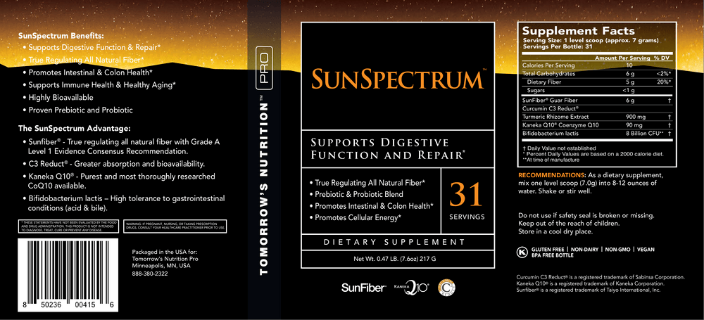 Tomorrow's Nutrition PRO Sunspectrum