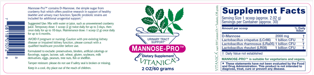 Mannose-Pro™ Urinary Tract Support