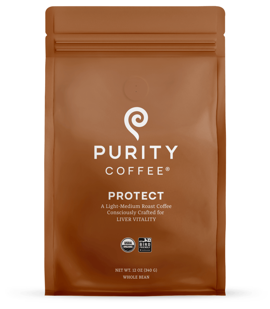 Protect Light-Medium Roast Coffee, Liver Support, Whole Bean