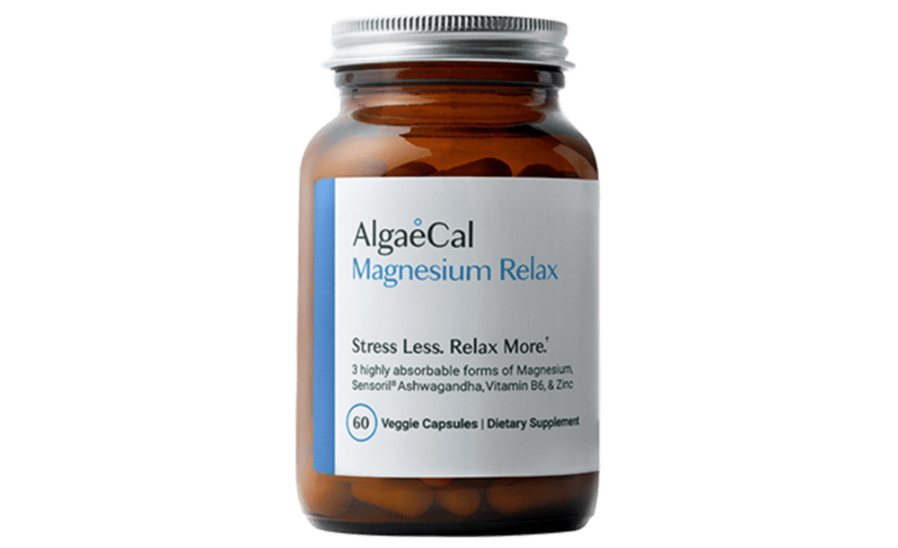 AlgaeCal Magnesium Relax Veggie Capsules