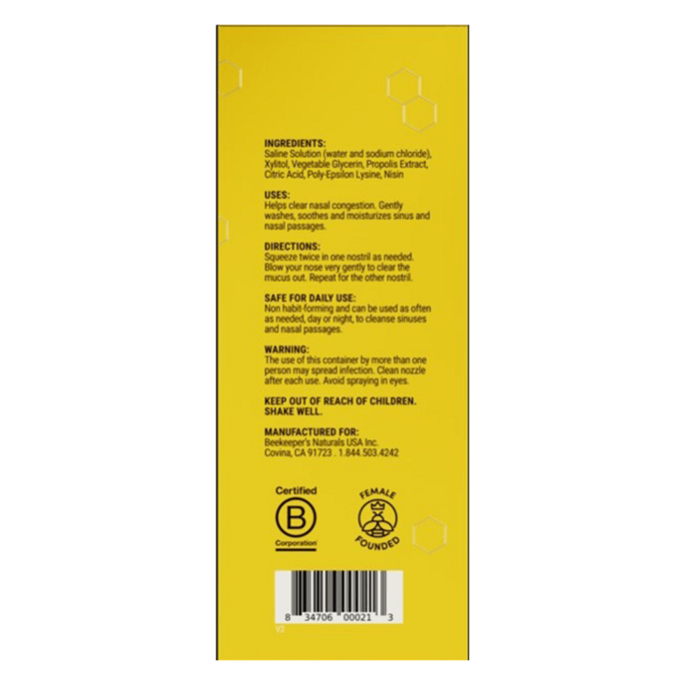 Propolis nasal spray