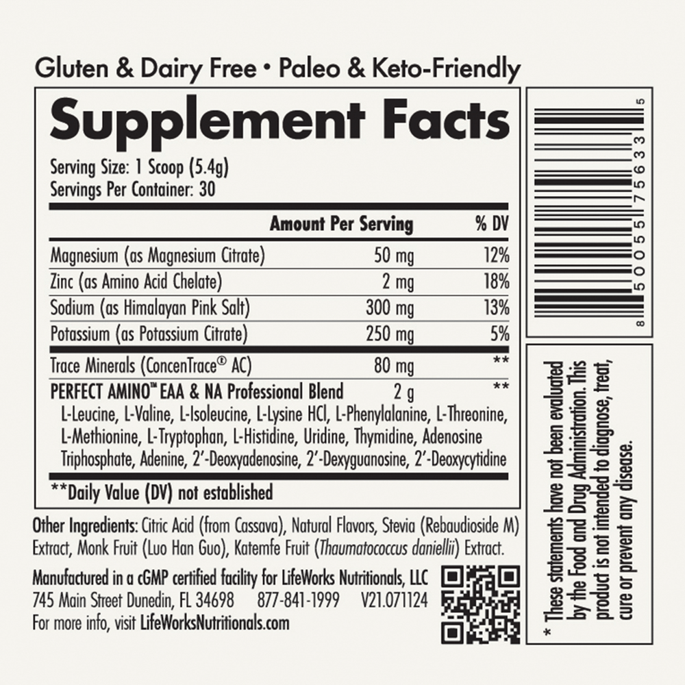 Essential Aminos + Electrolytes