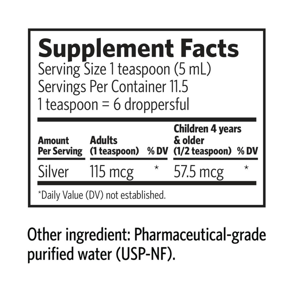 Bio-Active Sil Hydrosol Dropper (2 fl oz)