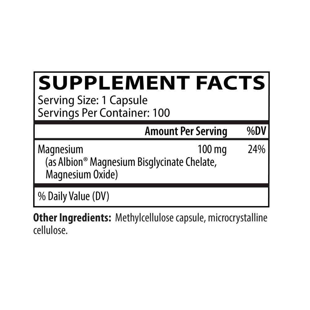 Magnesium Glycinate Complex 100mg