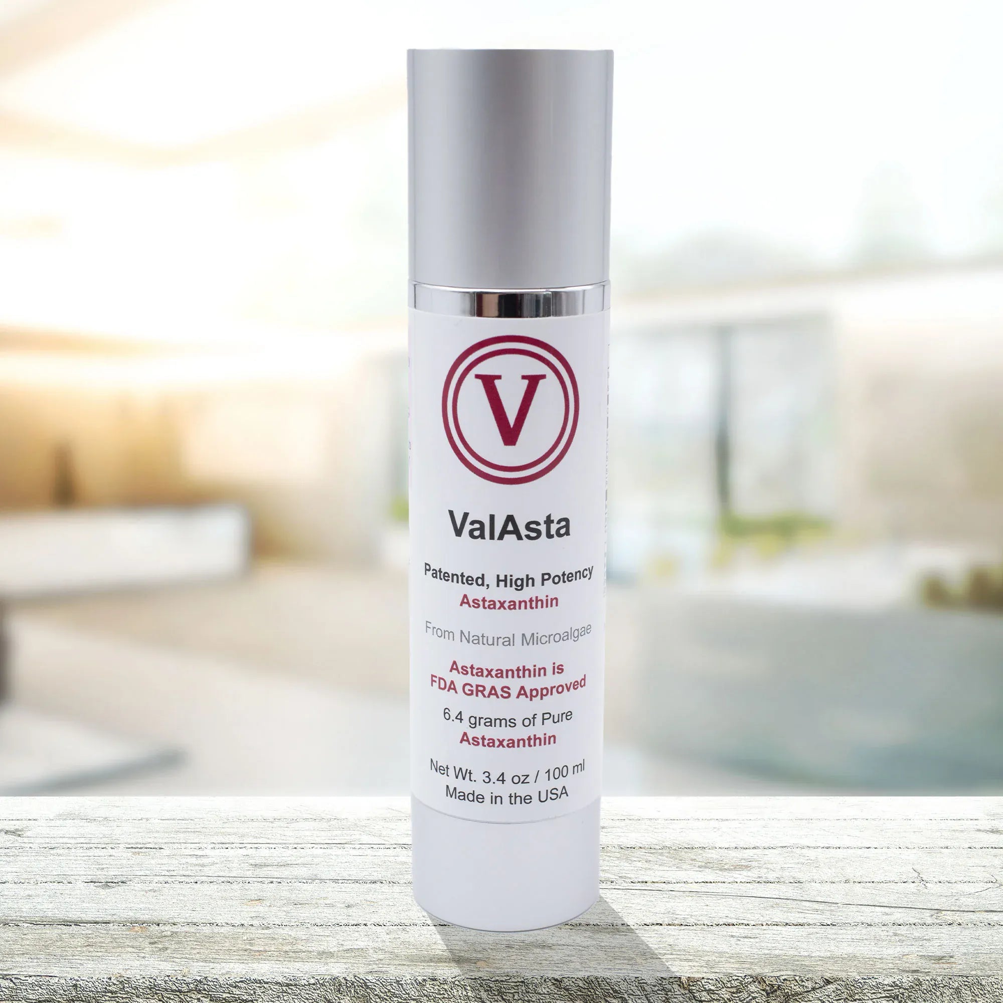 ValAsta Liquid Astaxanthin with OLIVE Oil 100mL - Certified Kosher Pareve