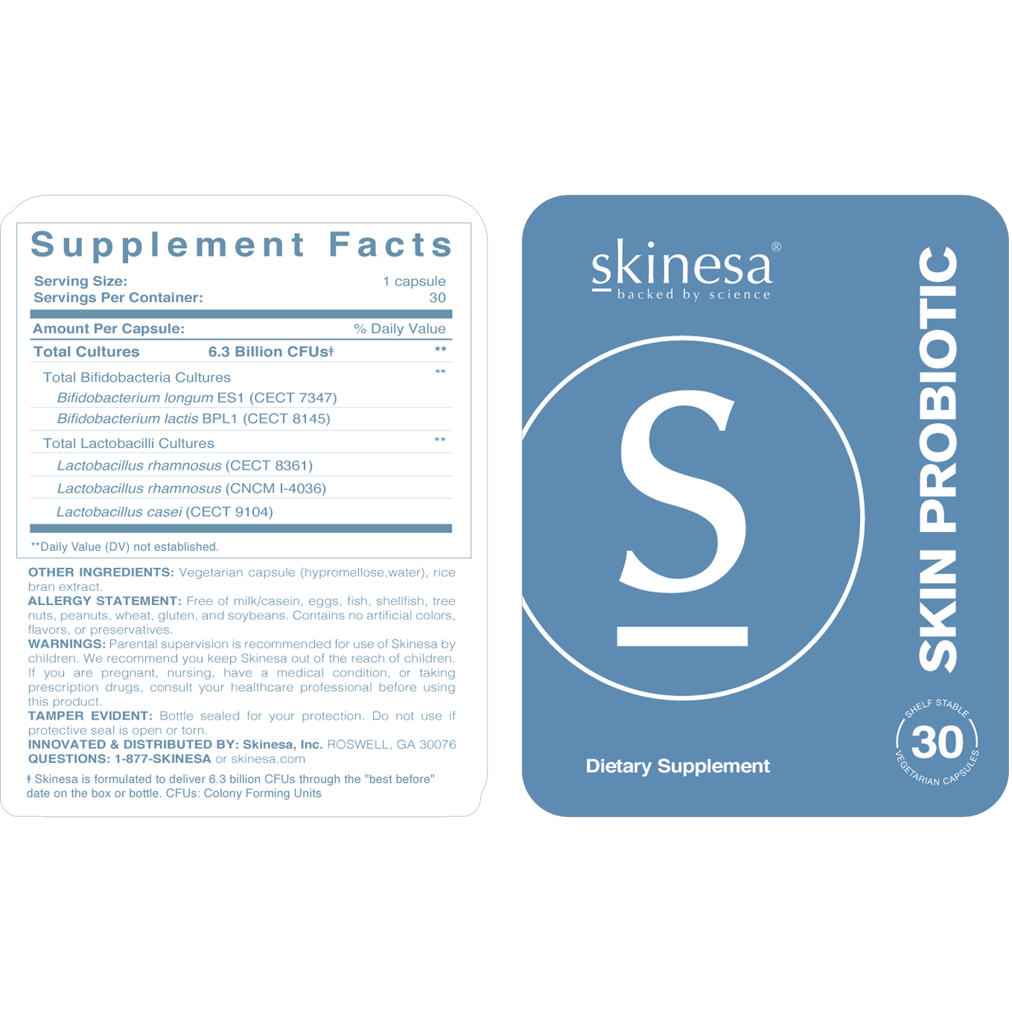 Skinesa Skin Probiotic 30c