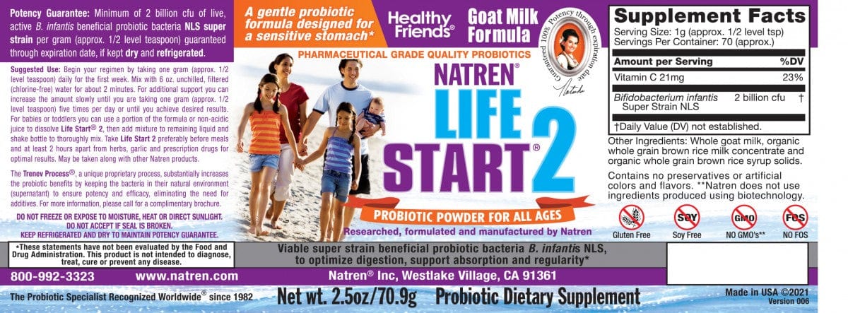 Natren Life Start 2 - Goat's Milk Formula