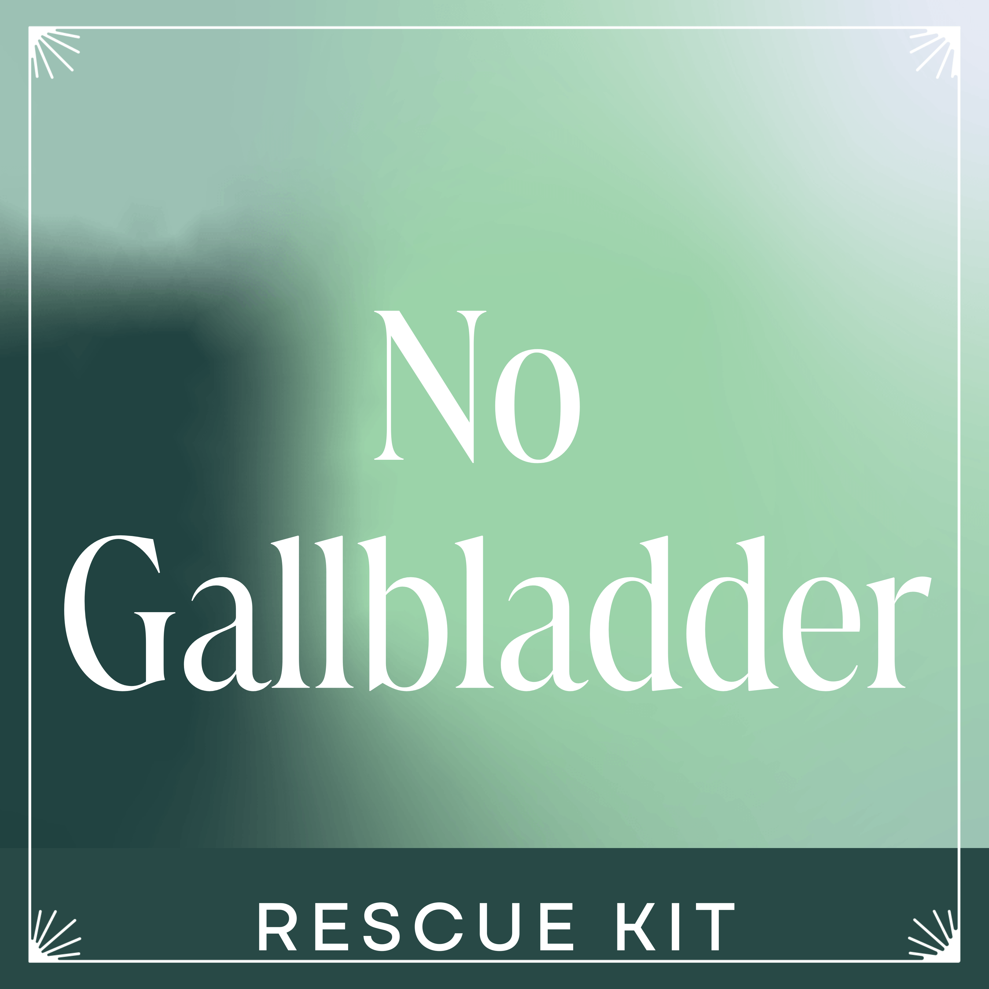 No Gallbladder Rescue Kit