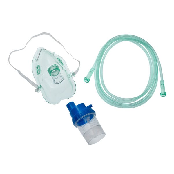 NEBULIZER KIT, ADULT ELONGATED MASK, 7 FT TUBING, 6ML CUP