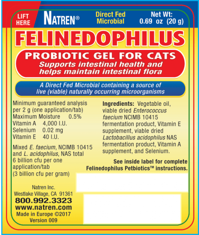 Natren FelineDophilus (For Cats) 0.68 fl oz gel
