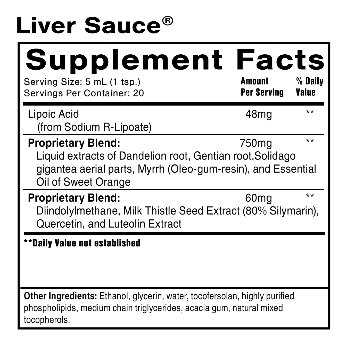 Dr. Shade's Liver Sauce 3.38 fl oz