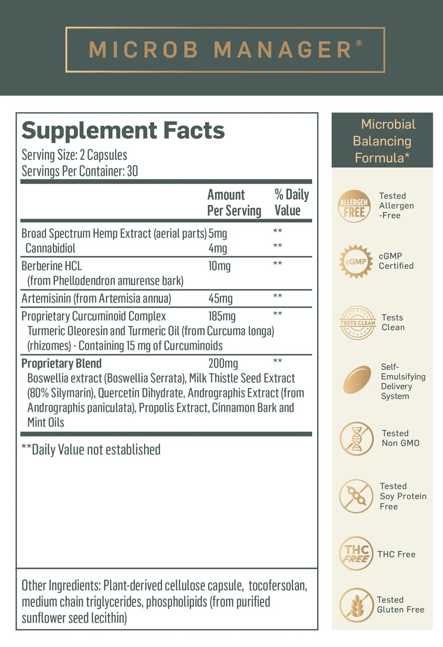 Microb-Manager 60 softgels