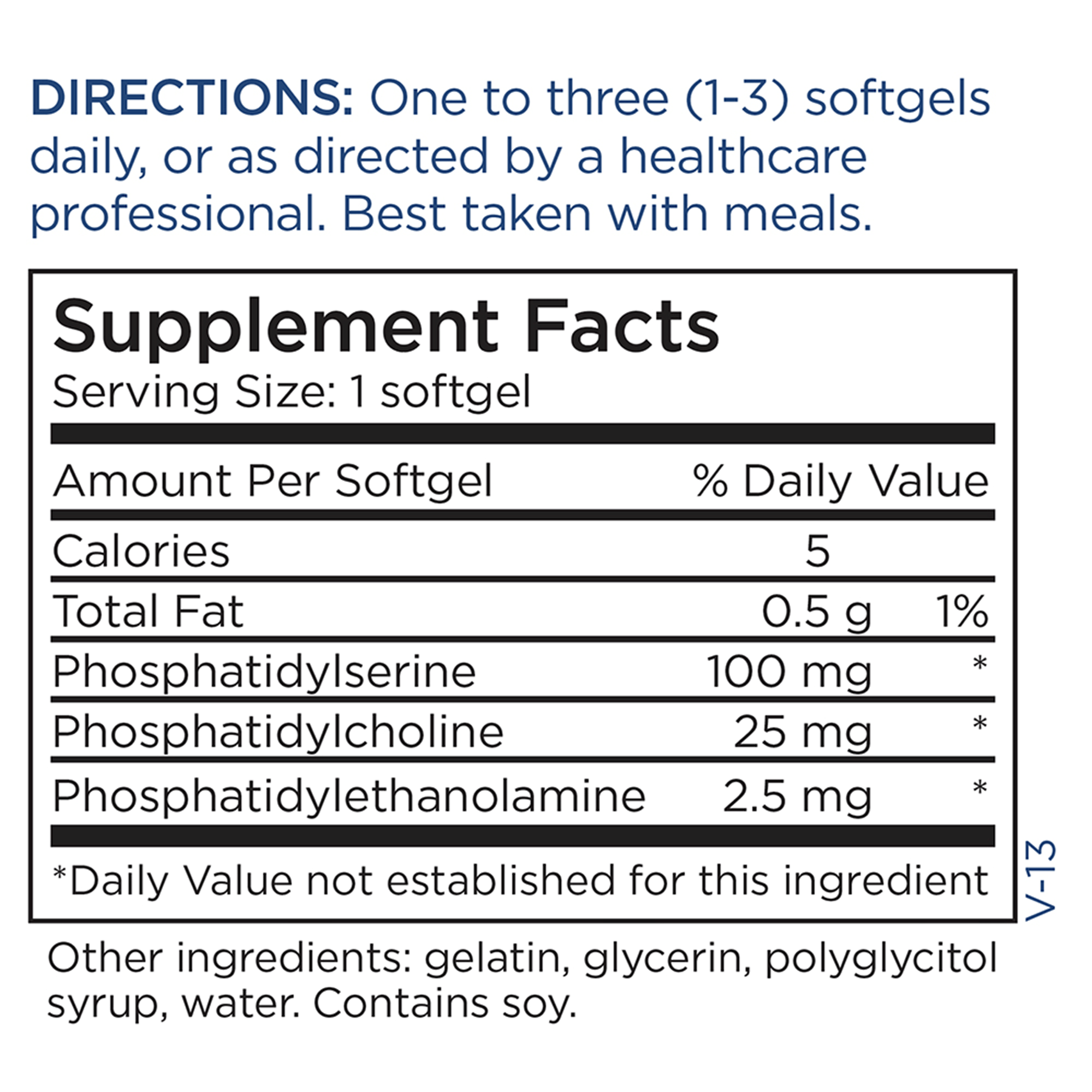 PS-100 (Phosphatidylserine 100mg)