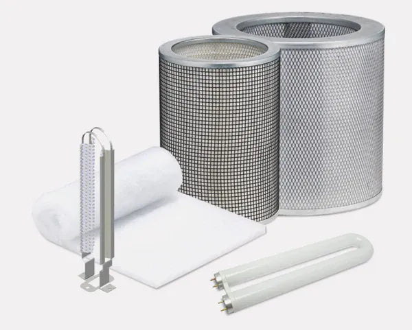 BUNDLE: Prefilter + 18 lbs Carbon Filter + Super HEPA TiO2+ UV Germicidal Lamp + PCO Reflector