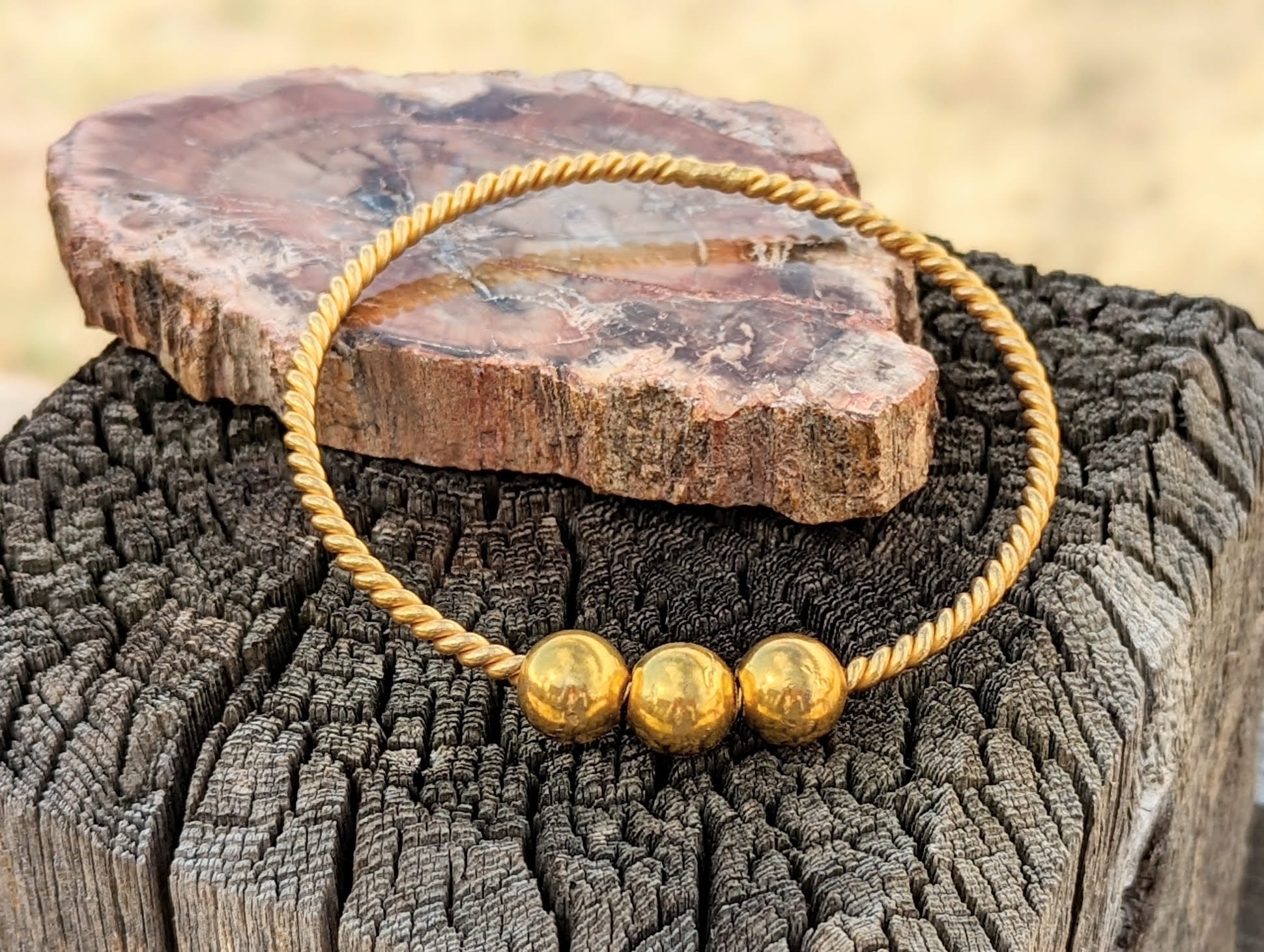 Sacred ½ Cubit Tensor Ring, 24K Gold Plated