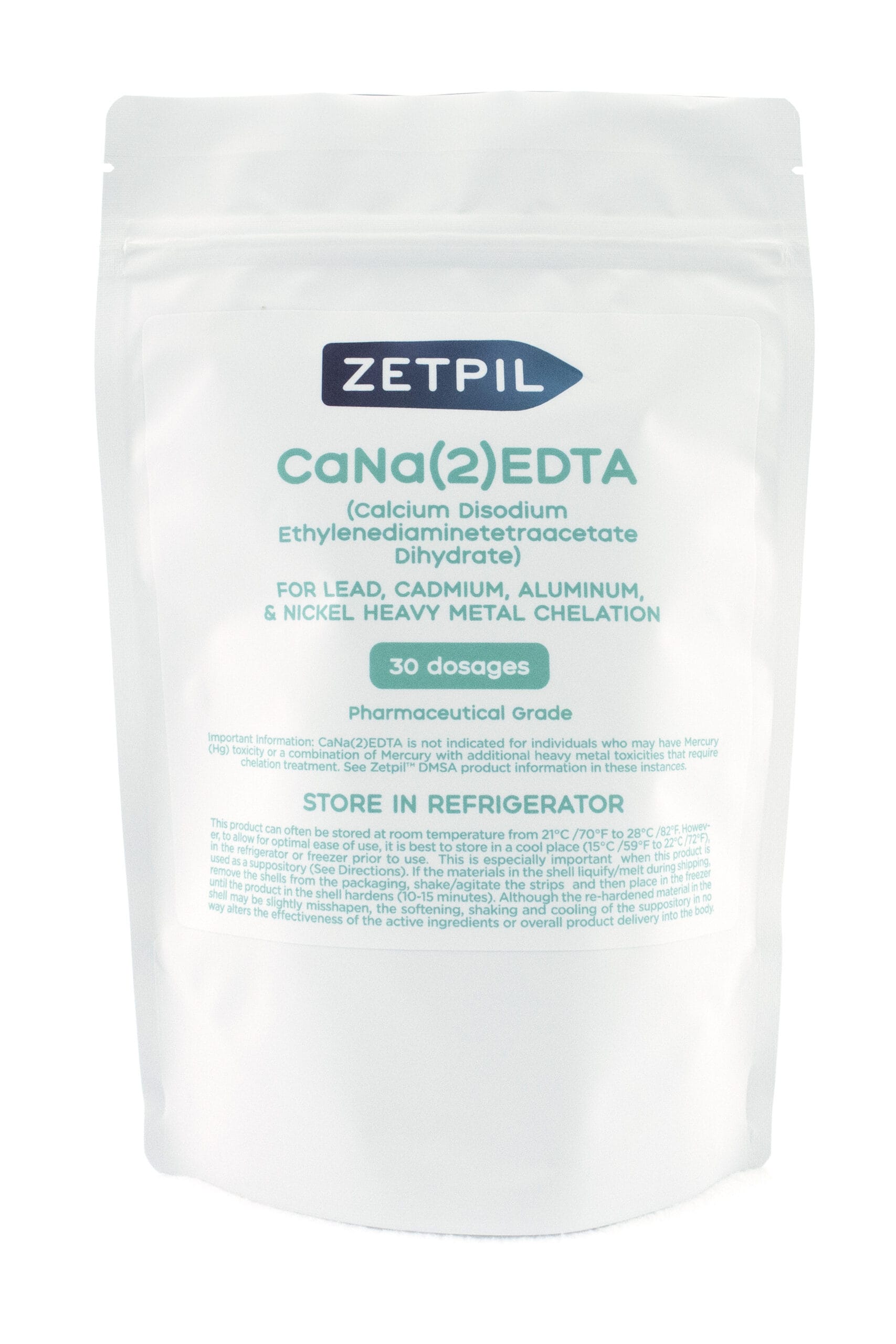 Zetpil™ CaNa(2)EDTA Chelation Suppository
