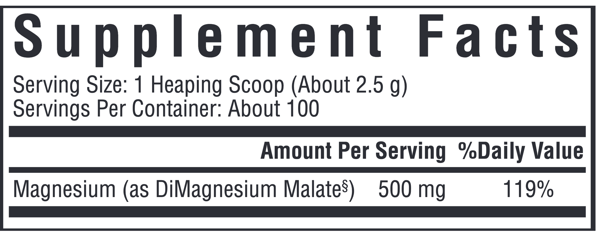Magnesium Malate